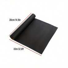 1 cuộn giấy Kraft đen đa năng với nhiều kích cỡ khác nhau, dùng để đóng gói điện thoại, gói quà, vận chuyển, gửi thư, đóng gói, bảng thông báo, tự làm, trải bàn và sàn, khăn giấy và bìa sách ngày lễ tình nhân - màu đen - Xem 11