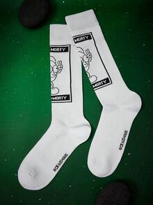 Rick and Morty X SHEIN Women Knee High Socks - Multicolor - View 3