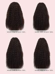 Tóc giả không keo Wear And Go cắt sẵn từ tóc thật 24in màu nâu sô cô la sóng sâu 5x6 đóng bằng ren Tóc giả từ tóc thật đã nhổ sẵn mật độ 180 với tóc con - S4 - Xem 8