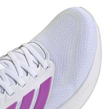 Adidas RUNFALCON 5 W WOMEN  SNEAKERS WHITE JR3089 - CloudWhite/PurpleBurst/SemiBlueBurst - View 2