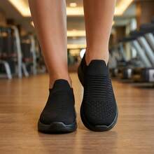 女士越野跑鞋 - 黑色 - 查看 3