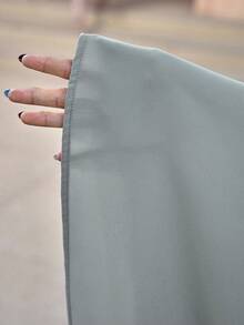 Al Najma Women's V-Neck Ribbon Design Elegant Arabic Dress - Multicolor - View 8