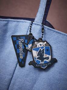 HARRY POTTER X SHEIN 1pc Magical Revival Eagle Pattern Keychain - Blue - View 4