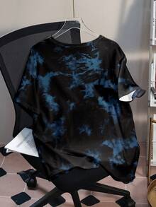 Betty Boop x SHEIN 大码女式夏季休闲日常通勤时尚街头豹纹卡通人物星星字母扎染印花短袖T恤 - 白色 - 查看 2