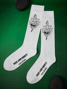 Rick and Morty X SHEIN Women Knee High Socks - Multicolor - View 4