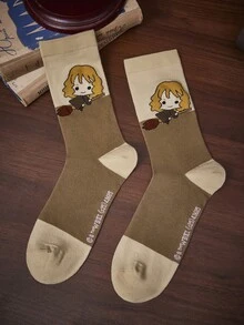 HARRY POTTER X SHEIN Women Crew Socks - Multicolor - View 2