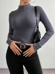 Women Sweaters - Grey - View 2