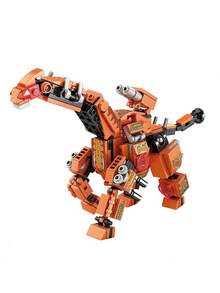MINKOJA Buildable Transformable Mecha Model Robotic Action Figure With Articulated Design, Creative Construction Toy Gift - Multicolor - View 2