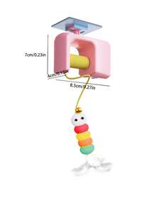 Teckwe Brinquedo Inteligente de Bola Pendurada na Porta para Gatos - Brinquedo Automático Elétrico para Gatos com Capacidade de Bateria de 300mAh, Gatos Internos Podem Brincar com Brinquedos de Estimação por Conta Própria, Ajudando-os a Ficar Ativos e Aliviar o Tédio