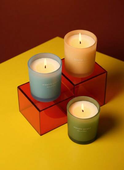 Joivida 1pc High-End Scented Candles: Violet, Gardenia, Relaxation, Home Decoration, Long-Lasting, Gifts For Female Friends, Thank-You Candle Gifts, New Home Gifts, Christmas Gifts Valentine's Day Gift Ramadan Festival