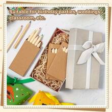 5/10/30色迷你彩色铅笔套装，3.5英寸便携式粗头彩色铅笔，6支不同颜色，散装预削尖彩色铅笔，适用于美术课、学校用品、生日小礼物、圣诞节、节日礼物、返校用品等。 - 多 - 查看 6