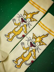 Rick and Morty X SHEIN Women Knee High Socks - Multicolor - View 3