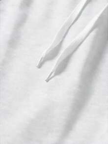 Manfinity Homme Men's Grey Cuffed T-Shirt And Shorts Casual Loose Suit - White - View 6