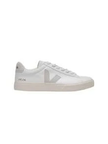 Veja Campo Chromefree Sneakers Extra-White / Natural-Suede CP0502429 - White - View 1