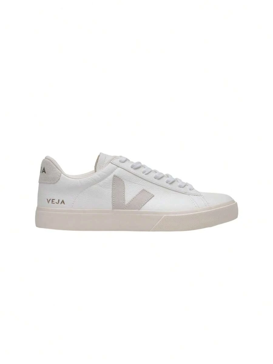 Veja Campo Chromefree Sneakers Extra-White / Natural-Suede CP0502429 - White - View 1