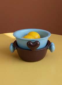 Joivida 1 pieza, Cesta de drenaje con forma de corazón, Bandeja de frutas de doble capa resistente al calor para lavavajillas, Cesta de drenaje de doble capa para uso doméstico, Estilo lindo, Adecuado para cocina y sala de estar, Cesta de frutas, Plato de filtro, Plato para frutas secas, Plato para nueces, Adecuado como regalo para el Día de San Valentín, regalos de fiesta, regalos de cumpleaños, el mejor regalo para niñas, festivales de regreso a la escuela y fiestas festivas. - Multicolor - Ver 5