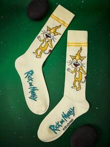 Rick and Morty X SHEIN Women Knee High Socks - Multicolor - View 2