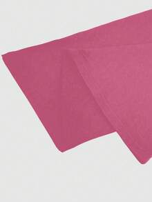 Sweetra 1件女士纯色美人鱼下摆长款优雅吊带连衣裙 Maxi 女装 - 玫紅色 - 查看 4