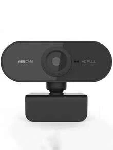 Teckwe 1pc High-Quality ABS Plastic Webcam, Available In Small 1080P And Large 2K Resolutions, With Autofocus And Plug-And-Play USB Connectivity. Suitable For Video Conferencing, Live Streaming, And Other Remote Work, Online Meetings, And Home Office Use. A Digital Technology Product, Computer Accessory, And Essential For Video Calls.