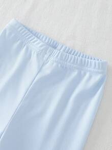 6件套男婴休闲舒适柔软针织T恤和裤子睡衣套装，可爱汽车卡通印花，日常穿着 - 彩色 - 查看 6