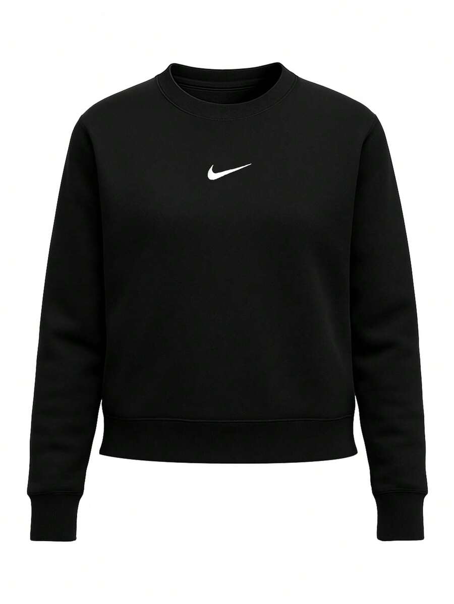 Nike Phoenix Women's Sweatshirt Black - Black/Sail - View 1
