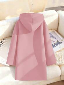 GlowEve CURVE Plus Size Double-Breasted Long Wool Blend Coat