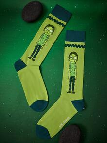 Rick and Morty X SHEIN 女士过膝袜 - 彩色 - 查看 2