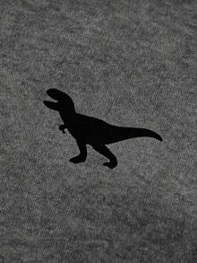 SHEIN 6pcs Kids/Tween Boys Casual Everyday Versatile Printed Hoodie Sweatshirt And Relaxed Fit Jogger Pants 2-Piece Thermal Lined Outfit Set Flash Burgundy Boho Goth Y2k Streetwear Rave Vacation Holiday Party Festival Fall Winter Winter Clothes Retro Vintage Casual Cozy - Multicolor - View 4