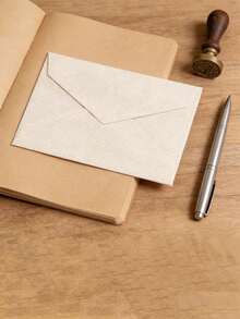 10/30/50pcs Burlap Patterned Envelopes, Vintage Love Letters, Cowhide Thick Special Paper Invitation Envelopes, Hand Account DIY Card Storage Bags, Envelopes - White - View 7