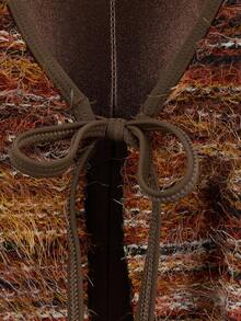 Zestiva High-Selling Beach Vacation Casual Halter Neck Tie-Up 2 Pieces Set, Spring/Summer, Christmas Outfits, New Year Outfits - Multicolor - View 6