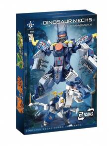 MINKOJA Mecha Warrior Series Assembly Puzzle Building Block Gift Toy - Multicolor - View 3