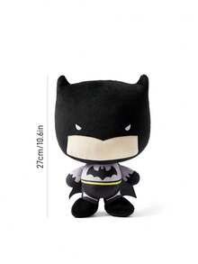 BATMAN X SHEIN 1Pc Cute Cartoon Bat Plush Doll Toy, Standing Doll, Can Give Gifts, Suitable For Teenagers - Black - View 3