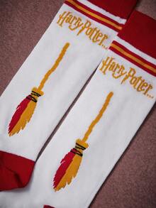 HARRY POTTER X SHEIN Vớ cao đến đầu gối dành cho nữ - Nhiều màu - Xem 3