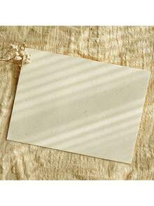 10/30/50pcs Burlap Patterned Envelopes, Vintage Love Letters, Cowhide Thick Special Paper Invitation Envelopes, Hand Account DIY Card Storage Bags, Envelopes - White - View 3