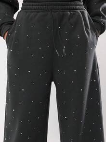 SUMWON Girls Cozy Fleece Tracksuit Wear Set Full Zip Hoodie Sweatpants Matching Winter Casual Two Piece Outfit Drawstring Hood Ribbed Cuffs