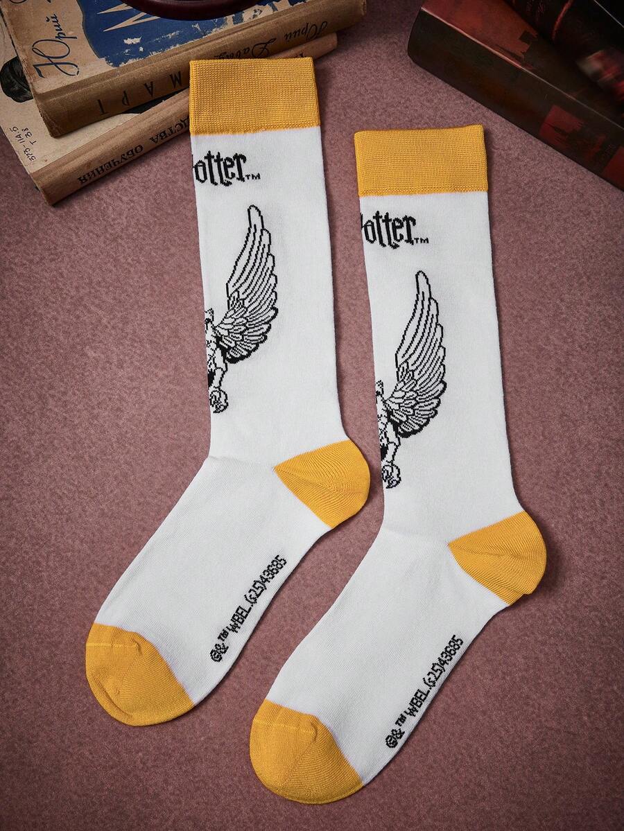 HARRY POTTER X SHEIN 女士过膝袜 - 彩色 - 查看 1
