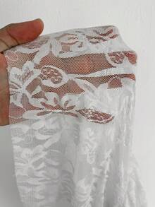 Coolane Women's Spring/Summer Streetwear Y2K Daily Wear Western Wear Cowgirl Beach Outfits Boho Vacation Outfits Casual Party Homecoming Lace Ruffle Low Rise Mini Skirts - White - View 7