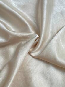 Franclia Chân váy thanh lịch dành cho nữ, phù hợp đi làm, dự tiệc, lưới tương phản, đính cườm, đuôi cá, chân váy dài - Màu be - Xem 4