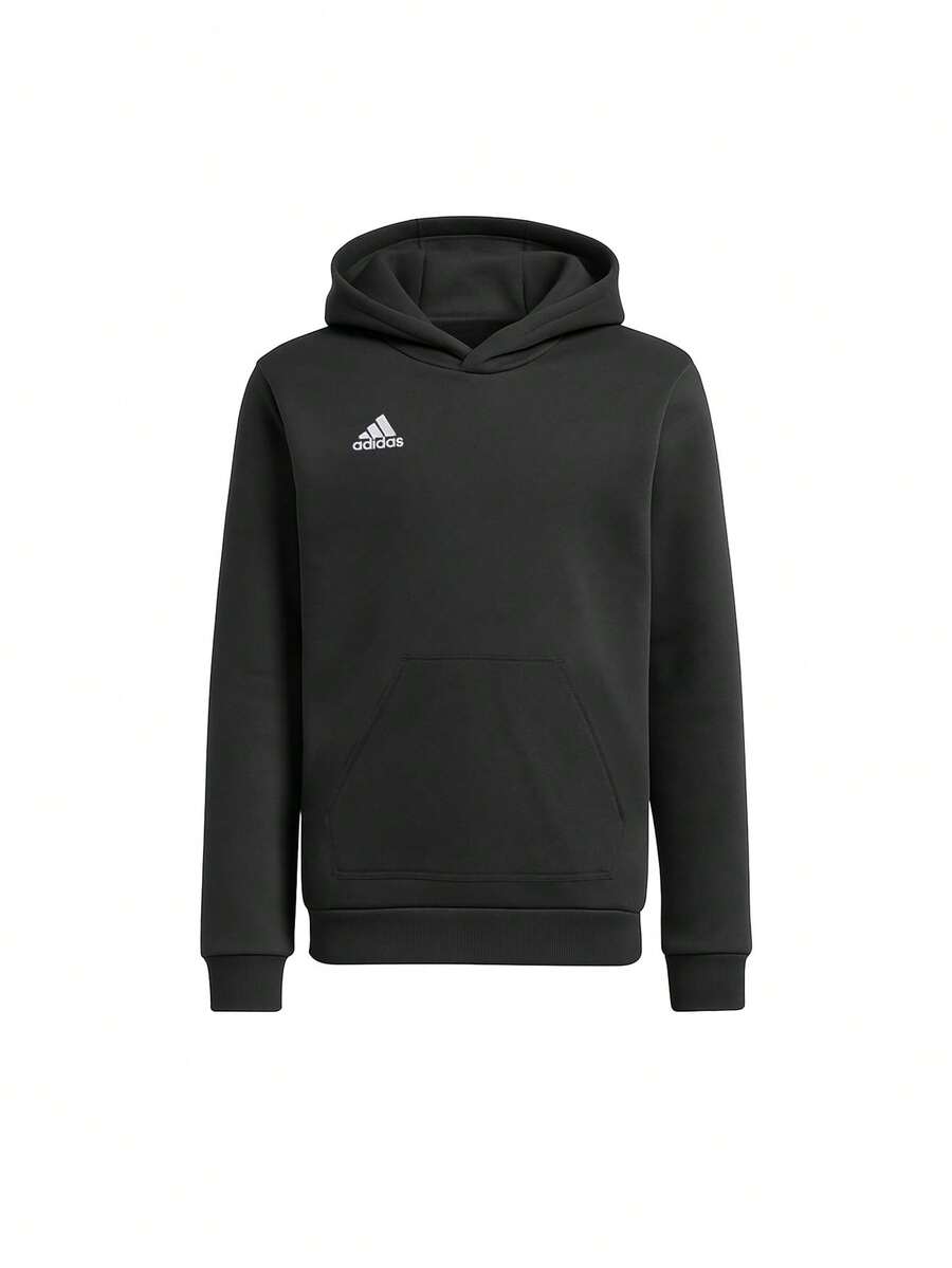 Adidas Entrada 22 Kids Hoodie Black