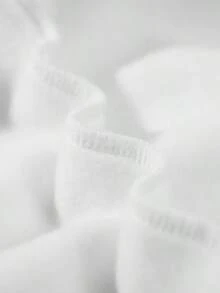 Sudadera Pullover para Hombre Color Sólido Acolchado Cálido Adecuado para llevar en Navidad - Blanco - Ver 6