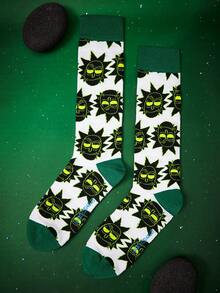 Rick and Morty X SHEIN Women Knee High Socks - Multicolor - View 1