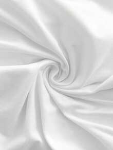 SHEIN LUNE 女士休闲纯色套头卫衣，秋冬季 - 白色 - 查看 6