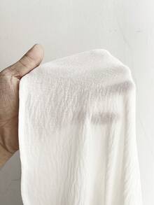 SHEIN Elenzya 大码女式纯色优雅腰部设计露背系带上衣，百搭 - 白色 - 查看 8