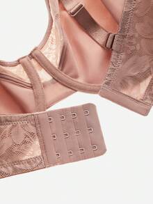 LUVLETTE Plus Nude Lingerie Lounge Curve 全包覆支撑透气钢圈薄纱性感无衬里轻盈蕾丝优雅透气舒适显瘦文胸