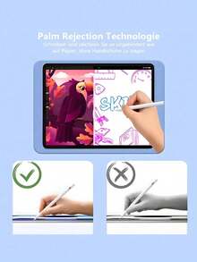 Teckwe IPad Capacitive Stylus, Compatible With Apple Pencil 1/2 IPad Pen, Anti Accidental Touch Design, With Magnetic Suction Function, Latest Apple Tablet Specific Pen, Compatible With Ipad Pro Mini 6 Air 2025 2024 2023 2022 2021 2020 2019 2018, Compatible With Apple Pencil, IPad Stylus Battery Capacity Of 90mAh - Multicolor - View 4