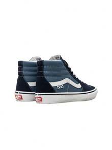 Vans Skate Sk8-Hi Panelled Sneakers Hlights Blue VA5FCCNAV - Navy Blue - View 4