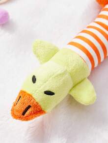 PETSIN 1 件宠物毛绒动物玩偶，恐龙耐咬吱吱叫玩偶，适合金毛猎犬和其他狗狗