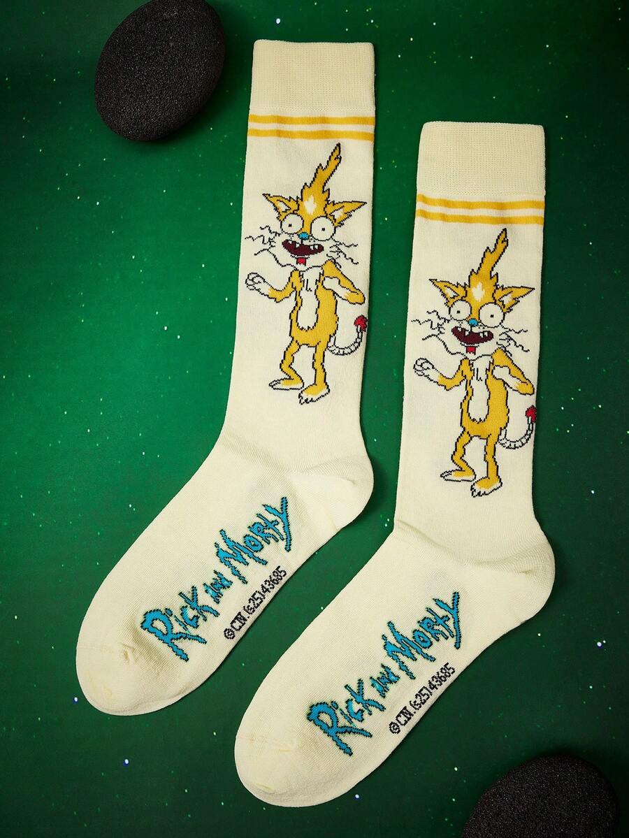 Rick and Morty X SHEIN Women Knee High Socks - Multicolor - View 1