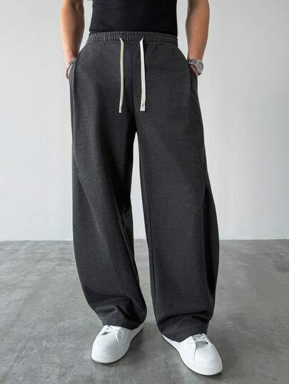 HUEFORM بنطلون رياضي فضفاض مطوي للرجال، مناسب للارتداء اليومي العادي، والخروجات في عطلة نهاية الأسبوع، والتجمعات، إلخ. هذا البنطلون هو عنصر متعدد الاستخدامات لا غنى عنه في خزانة ملابس الرجل، ويشكل هدية رائعة لصديق أو زوج.