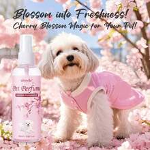 1pc/2pcs Pet Perfume, Dog-Specific Deodorizing Spray, Long-Lasting Fragrance, Cherry Blossom Scent. - Multicolor - View 1